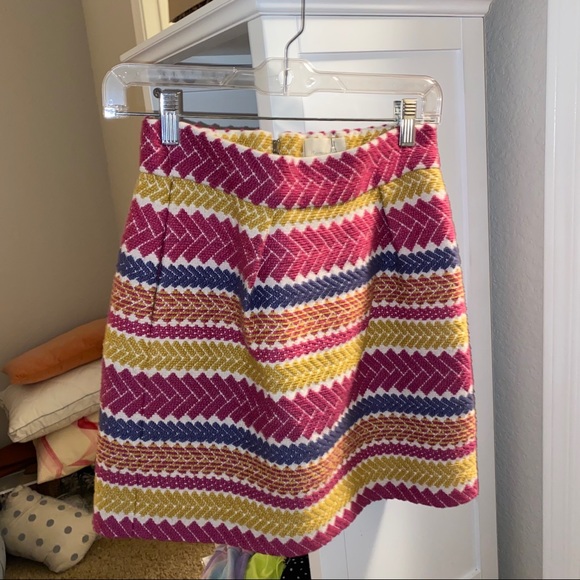 Anthropologie nomad multicolor stripe cotton skirt - Picture 7 of 10